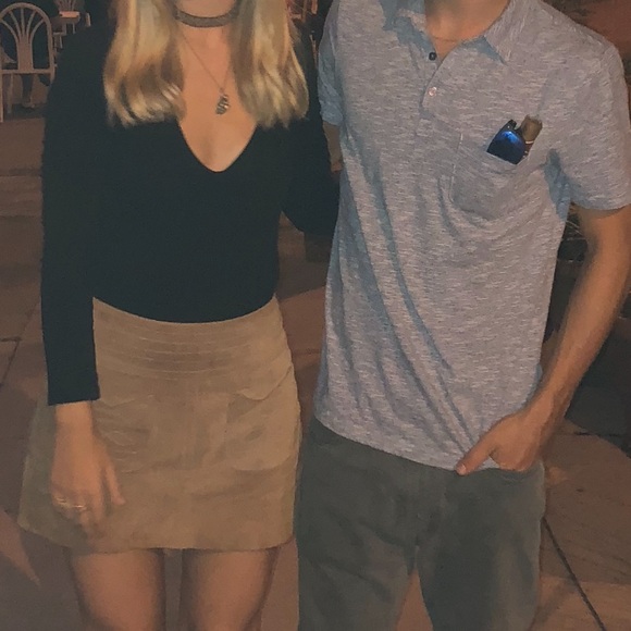 Free People Vegan Suede Miniskirt - Picture 2 of 3